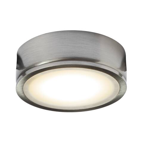 DALS Lighting 4.5W 120V LED Metal Finish Under Cabinet Puck Light