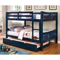 Furniture of America Dai Contemporary Full over Full Bunk Bed