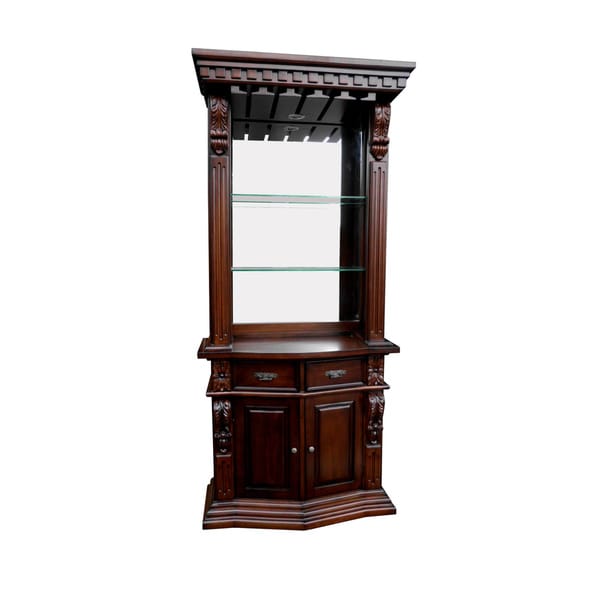 Shop Handmade D-Art Sheraton Wine Cabinet in Mahogany Wood ...