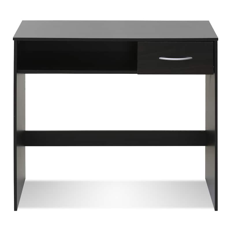 Porch & Den Eldert Brown MDF Computer Study Desk