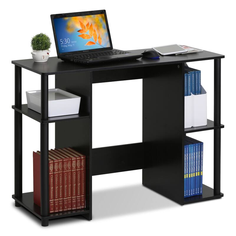Porch & Den Wanamaker Compact Espresso Computer Desk
