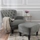 Tafton Tufted Fabric Club Chair with Ottoman by Christopher Knight Home - Thumbnail 1