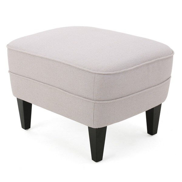 tafton tufted fabric club chair with ottoman by christopher knight home