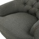 Tafton Tufted Fabric Club Chair with Ottoman by Christopher Knight Home - Thumbnail 11