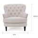 Tafton Tufted Fabric Club Chair with Ottoman by Christopher Knight Home - Thumbnail 15