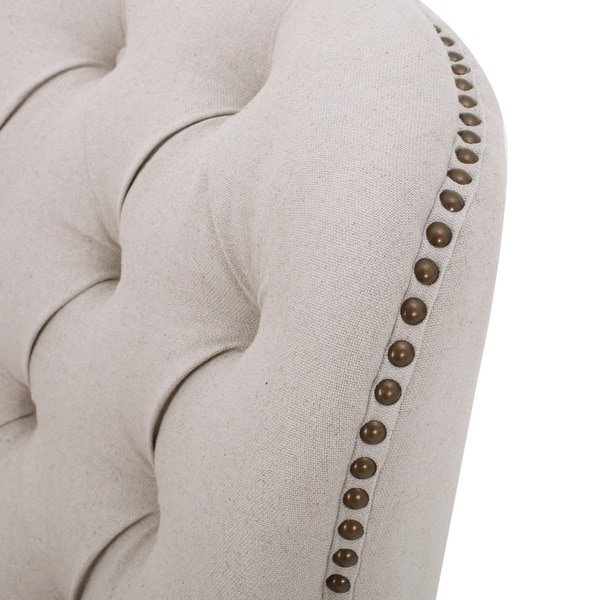 tafton tufted fabric club chair with ottoman by christopher knight home