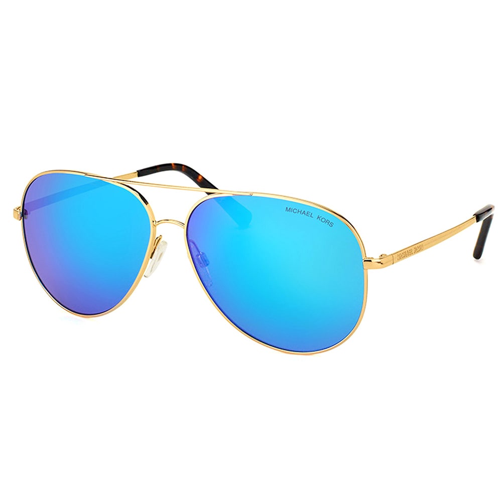 turquoise mirrored aviator sunglasses