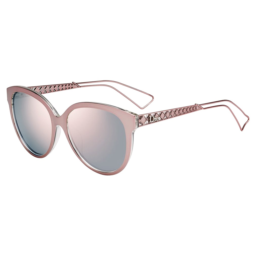 dior mirrored sunglasses pink and blue