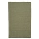 preview thumbnail 18 of 27, Solid Heathered Braided Reversible Rug USA MADE 9' x 11' - Lilly Green