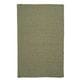 preview thumbnail 22 of 27, Solid Heathered Braided Reversible Rug USA MADE 5' x 7' - Lilly Green