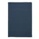 preview thumbnail 3 of 27, Solid Heathered Braided Reversible Rug USA MADE 2' x 4' - Blue Moon