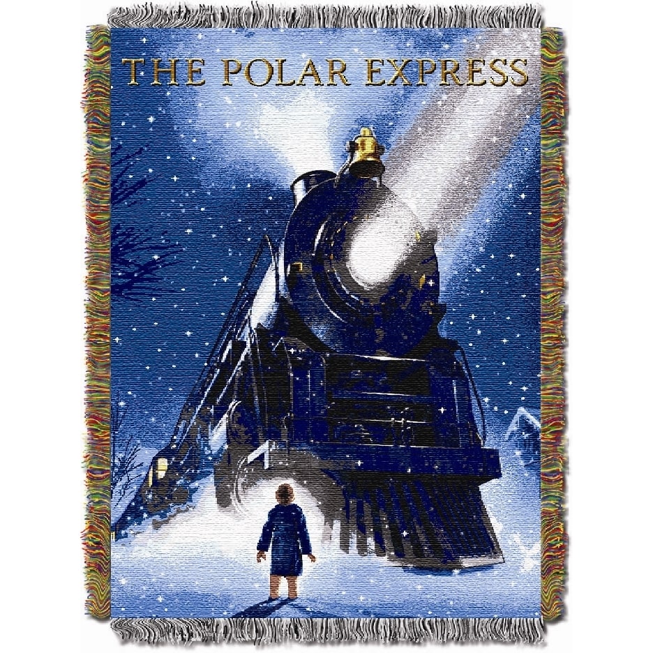 Warner Brothers Polar Express Engine Wonder Tapestry Throw Blanket