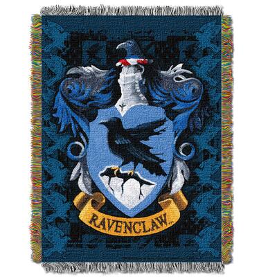 Warner Brothers Harry Potter Ravenclaw Crest Tapestry Throw Blanket