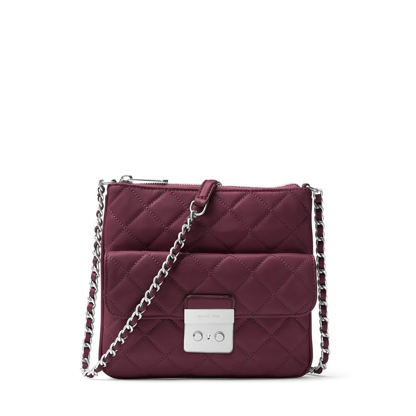 michael kors plum crossbody