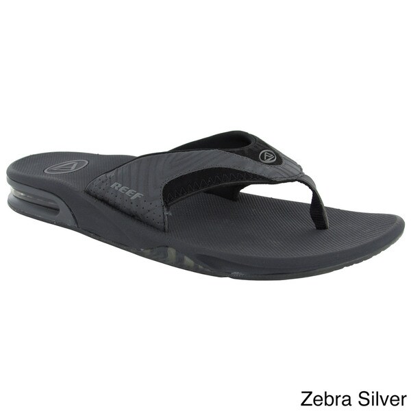 reef zebra flip flops