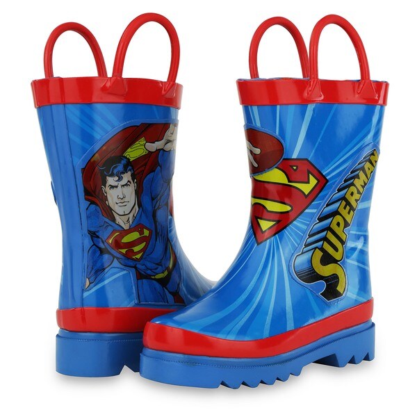 superman rain boots