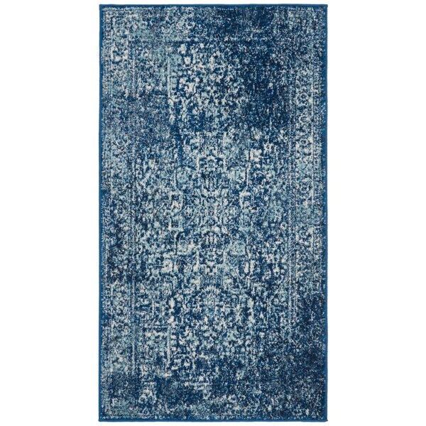 Safavieh Evoke Vintage Oriental Navy / Ivory Distressed Rug - 2'-2" x 4'