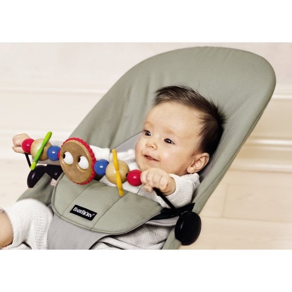 babybjorn wooden toy for bouncer