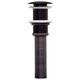 preview thumbnail 5 of 3, Novatto Green Onyx Vessel Sink and Oil Rubbed Bronze Umbrella Drain