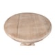 preview thumbnail 4 of 5, Unfinished Natural Mindi Wood Accent Table by East at Main