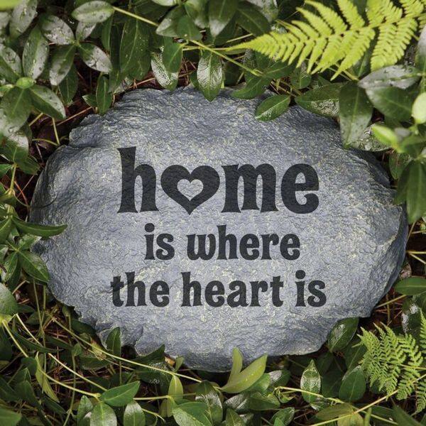 Home Is Where The Heart Is Garden Stone On Sale Overstock