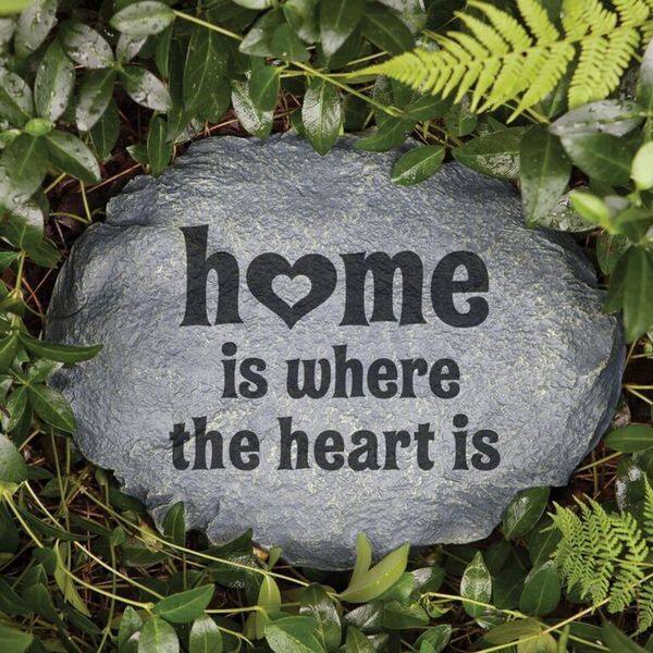 Home Is Where The Heart Is Garden Stone On Sale Overstock Home Is Where The Heart Is Garden Stone On Sale Overstock