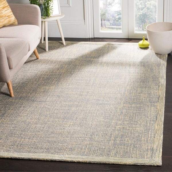 Safavieh Abstract Handmade Gold/ Grey Rug - 8' x 10'