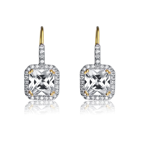 Collette Z Sterling Silver Cubic Zirconia Drop Earrings Free Collette Z Sterling Silver Cubic Zirconia Drop Earrings