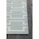 preview thumbnail 5 of 7, Artist's Loom Flatweave Contemporary Geometric Pattern Wool Rug (7'x10')