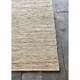 preview thumbnail 10 of 11, Artist's Loom Flatweave Contemporary Solid Pattern Leather Rug (3'6"x5'6") - 3'6"x5'6"