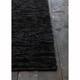 preview thumbnail 13 of 11, Artist's Loom Flatweave Contemporary Solid Pattern Leather Rug (3'6"x5'6") - 3'6"x5'6"