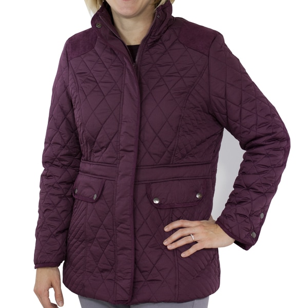 Totes Women's Mid-length Quilted Jacket