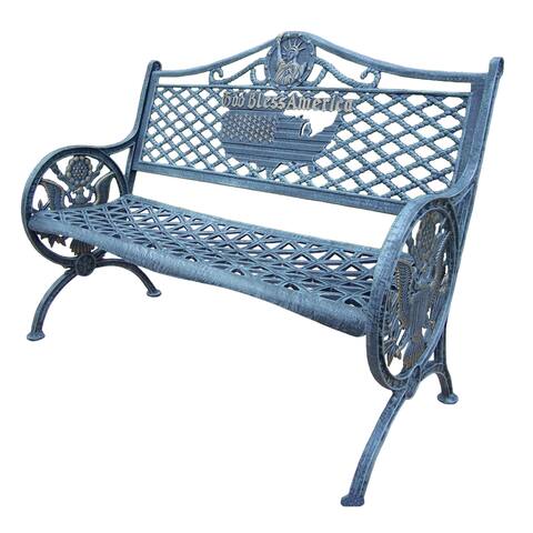 All-American Cast Aluminum Bench