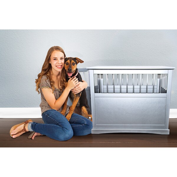 furhaven dog crate end table furniture