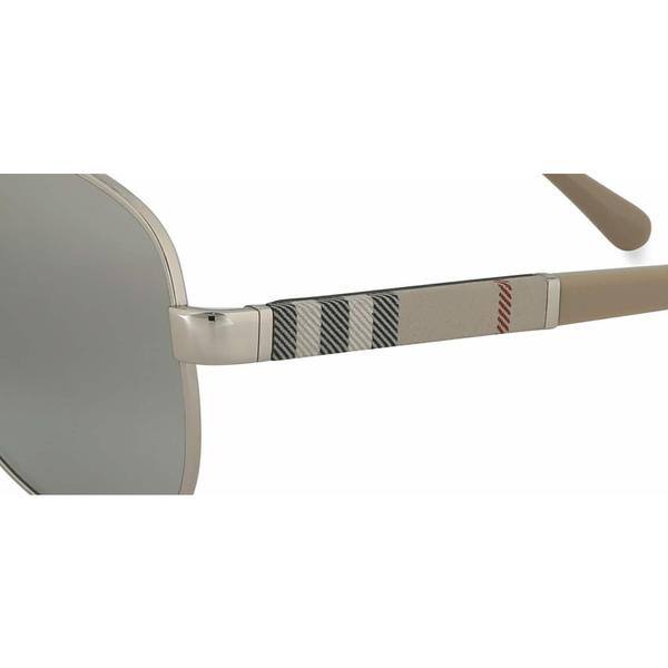 Burberry Women BE3080 10056V Silver Cateye Sunglasses (As Is Item) -  Overstock - 30220319