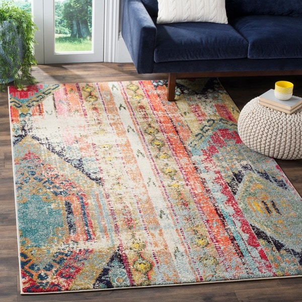 Safavieh Monaco Vintage Bohemian Multicolored Distressed Rug (8' x 10