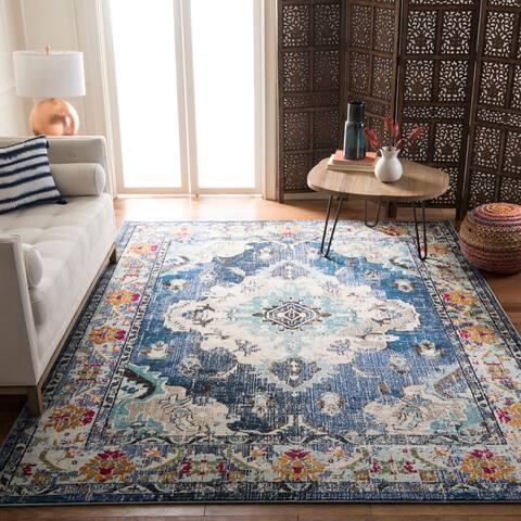 Blue 7x9 10x14 Rugs Online At Our Best Area Safavieh Monaco Bohemian Medallion Navy Light Blue Distressed Rug 8 X