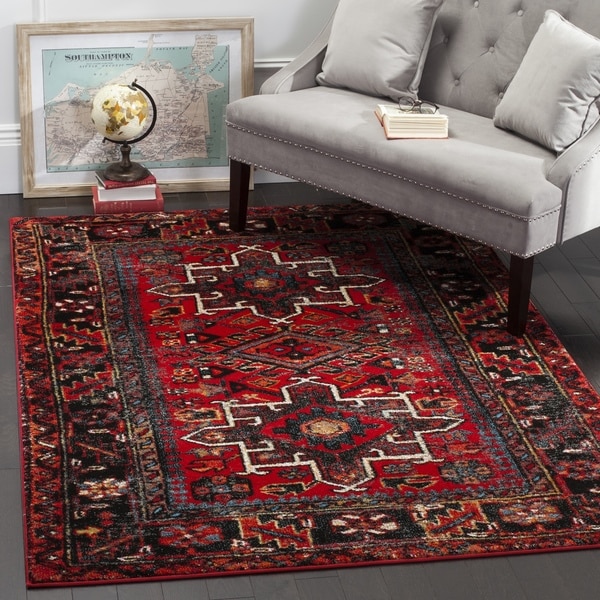 Safavieh Vintage Hamadan Traditional Red Multi Large Area Rug Safavieh Vintage Hamadan Traditional Red Multi Large Area Rug 10 X27 6