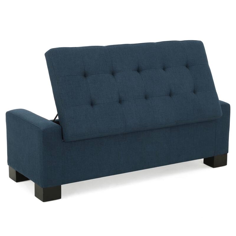 Lawton Fabric Storage Ottoman Bench by Christopher Knight Home