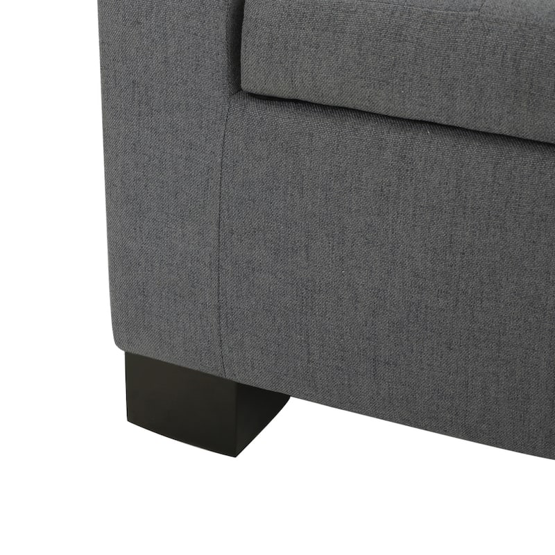 Christopher Knight Home Lawton Fabric Storage Ottoman Bench