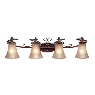 Golden Lighting Loretto Russet Bronze Bath Vanity