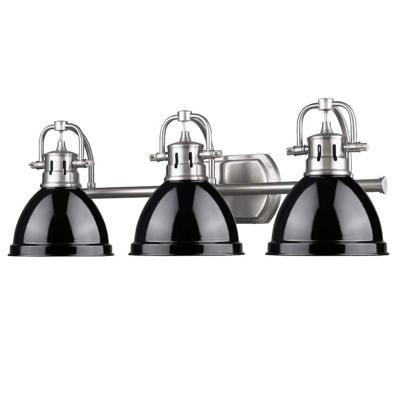 Golden Lighting 'Duncan' Pewter 3-light Bath Vanity in Pewter