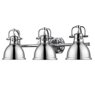 Golden Lighting Duncan Chrome 3-light Bath Vanity