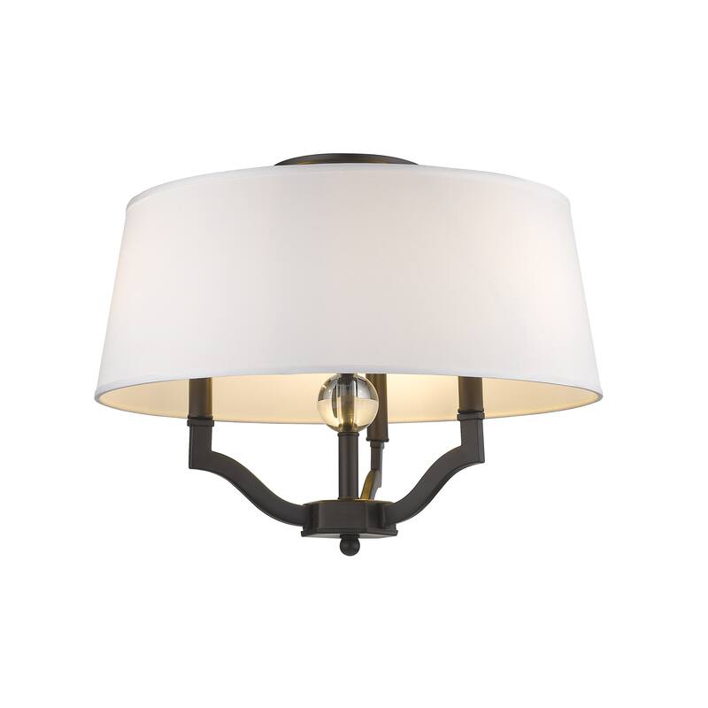 Copper Grove Gavar 3-light Convertible Semi-flush Pendant