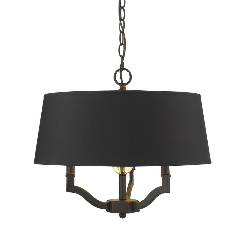 Copper Grove Gavar 3-light Convertible Semi-flush Pendant