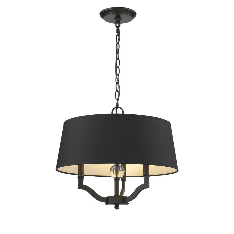 Copper Grove Gavar 3-light Convertible Semi-flush Pendant