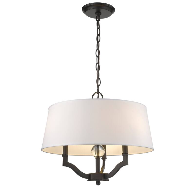 Copper Grove Gavar 3-light Convertible Semi-flush Pendant