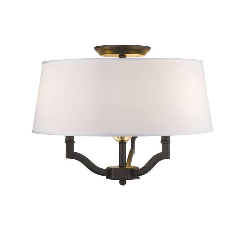 Copper Grove Gavar 3-light Convertible Semi-flush Pendant