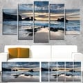 Designart 'Beautiful Porthcothan Bay' Modern Seashore Canvas Wall Art Print