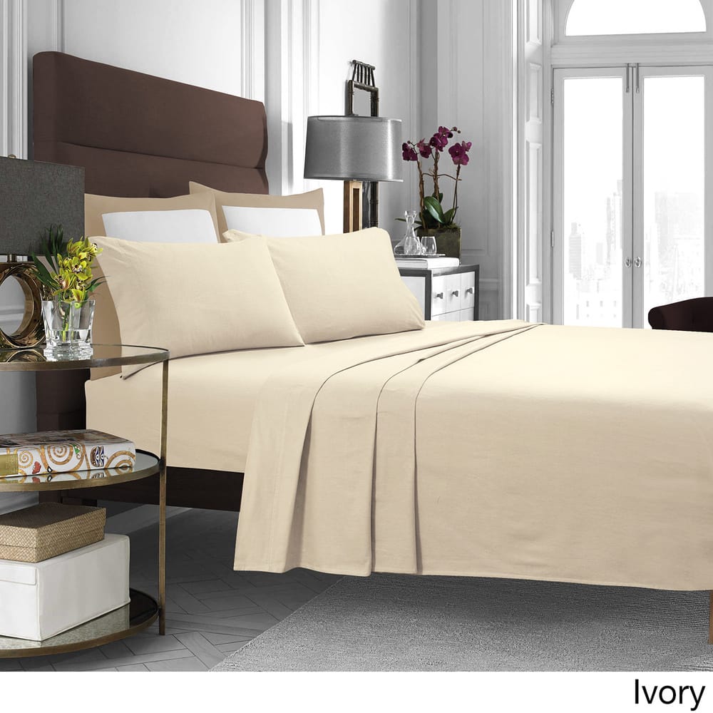 Cotton Flannel Pillowcases (Set of 2)